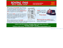 Tablet Screenshot of boatingdays.co.uk